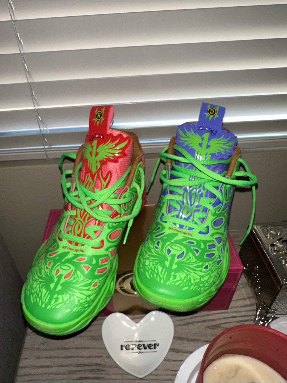 Ninja turtles Kids Neon Green Multi-Accent Athletic Shoes
